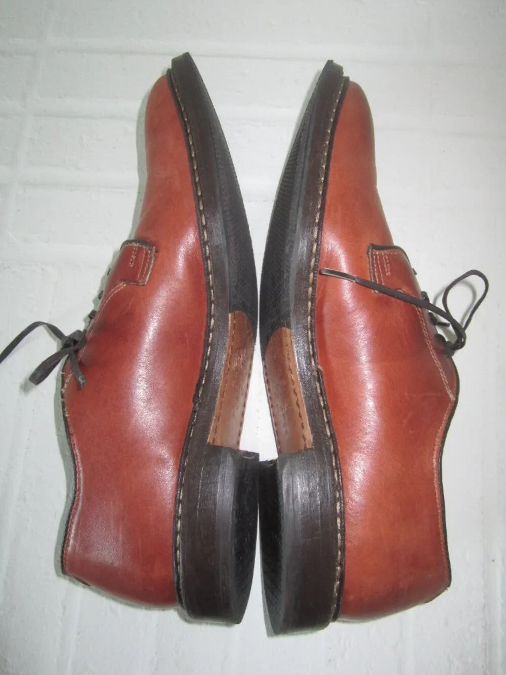 ALLEN EDMONDS THE BADLANDS Brown Leather Derby Shoes 8091 Men’s 9 D